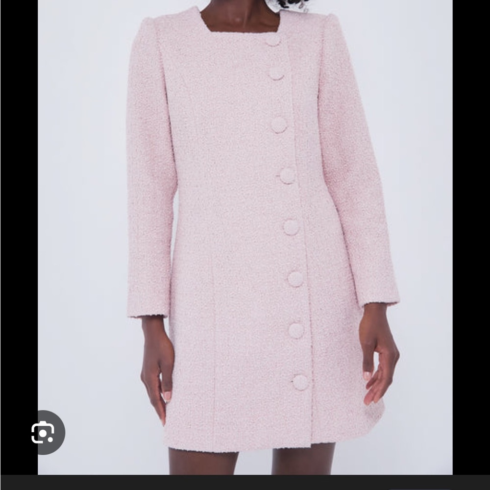 Tuckernuck Pink Tweed Dress